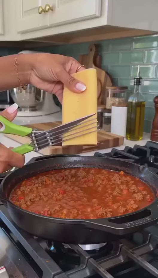 Multi-Functional 5-Blade Scissors